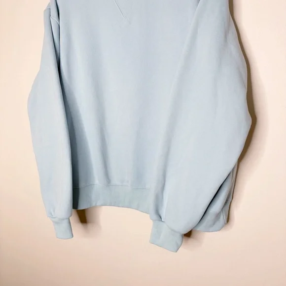 Parke Classic Mockneck Sweatshirt Ice Blue L/XL - Picture 4 of 7